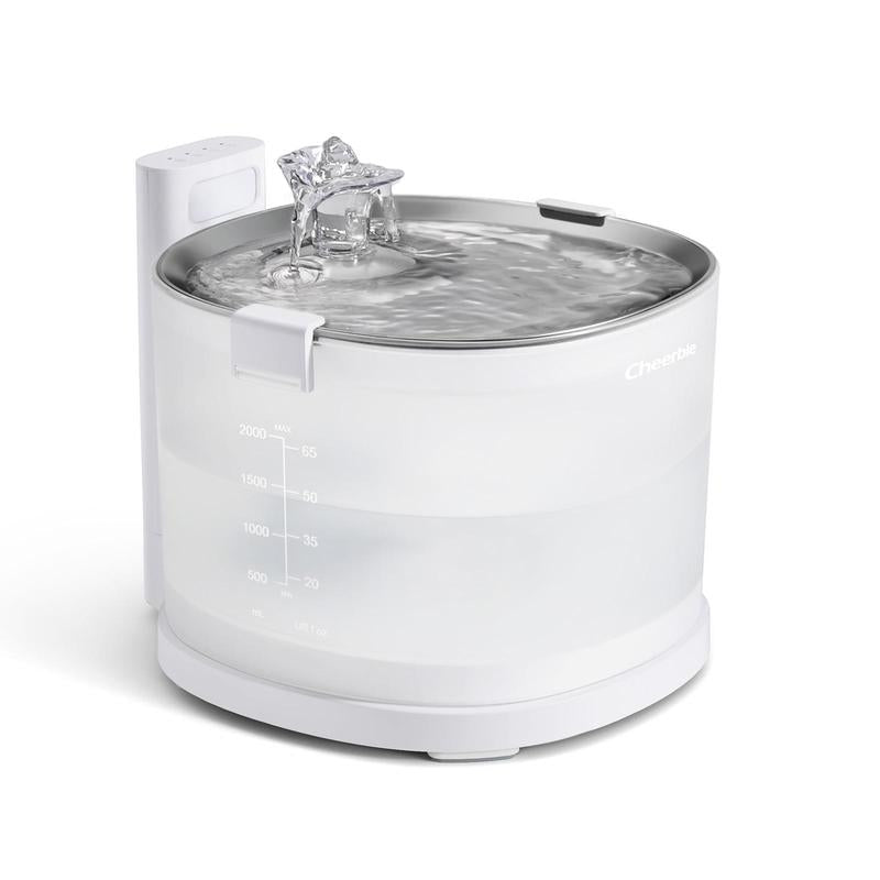 Pumpless Cat Water Fountain with Magdrive Technology